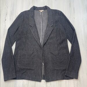 Hem & Thread Charcoal Blazer Sz S